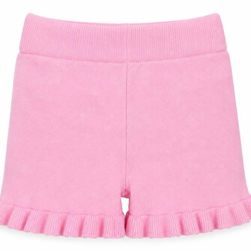 Yoyo S Girls Red  Acrylic Mom Shorts Size 6 Years  Regular