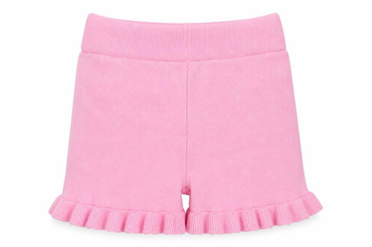 Yoyo S Girls Red  Acrylic Mom Shorts Size 6 Years  Regular