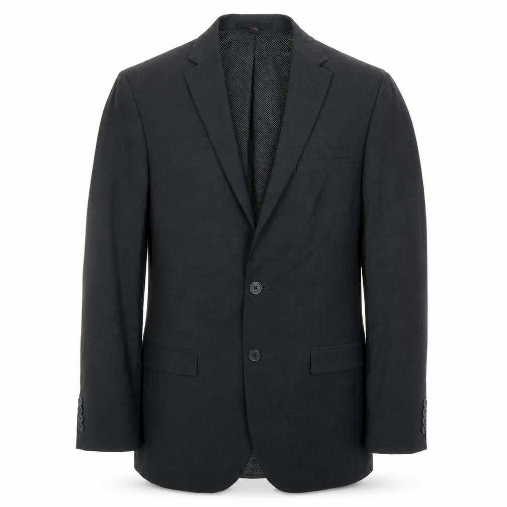 Front view of Marks & Spencer men’s grey polyester jacket suit jacket, size 40