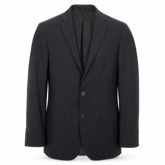 Front view of Marks & Spencer men’s grey polyester jacket suit jacket, size 40