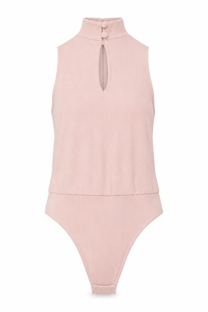 Miss Selfridge Womens Pink  Polyester Bodysuit One-Piece Size 4 L10 in