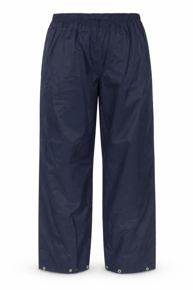 Stormbreak Mens Blue  Polyester Rain Trousers Trousers Size L L28 in Regular