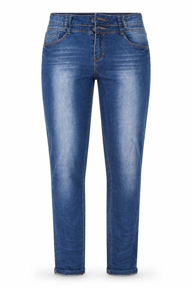 Dunnes Stores Womens Blue  Cotton Skinny Jeans Size 8 L30 in Regular Button