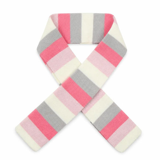 Peacocks Girls Pink Striped Acrylic Rectangle Scarf Scarves & Wraps One Size