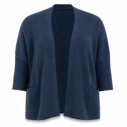 Debenhams Womens Blue Collared  Acrylic Cardigan Jumper Size L