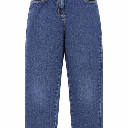 Oasis Girls Blue  Cotton Straight Jeans Size 9 Months  Regular Zip