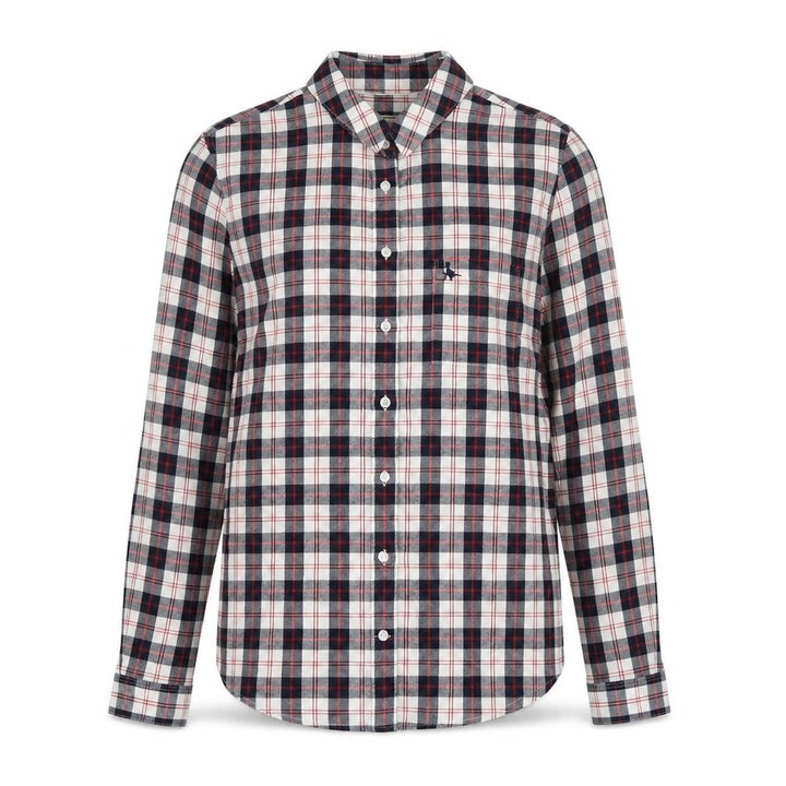 Jack Wills Womens Blue Plaid Cotton Basic Button-Up Size S Collared