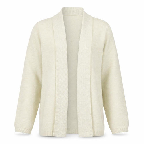 Insight Womens Beige V-Neck  Acrylic Cardigan Jumper Size M