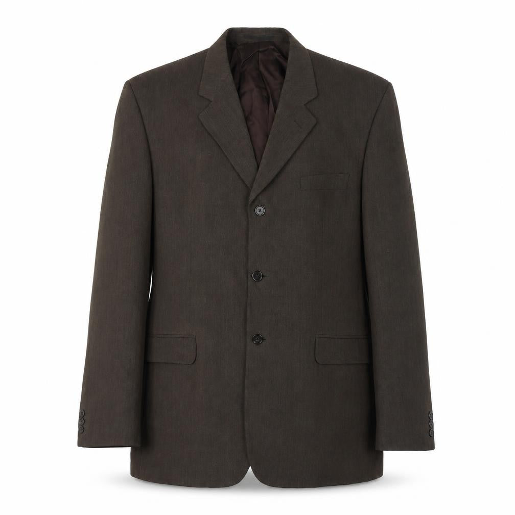 Jonathan Adams Mens Brown  Polyester Jacket Suit Jacket Size 44