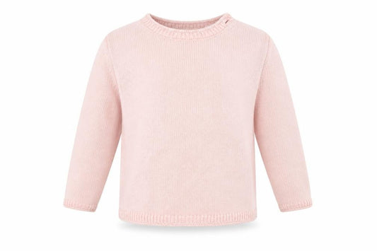 Front view of Mango girls’ orange cork cardigan jumper, size 9-12, months