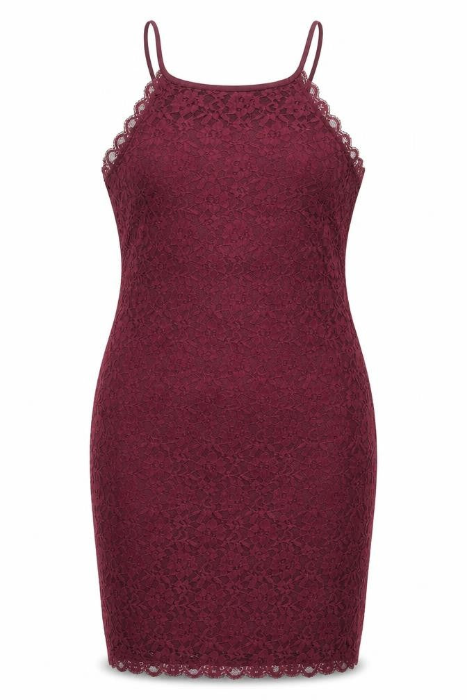 New Look Womens Purple  Cotton Bodycon  Size 14  Square Neck