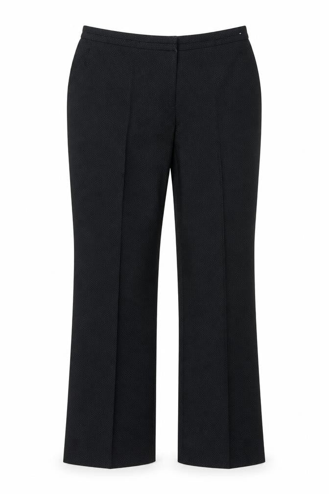 NEXT Womens Black Polka Dot Polyester Trouser Suit Suit Trousers Size 14 L30 in