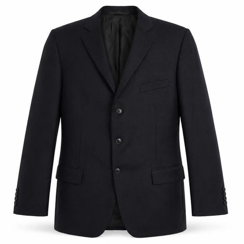 Marks and Spencer Mens Blue Striped Polyacrylate Fibre Jacket Blazer Size 42