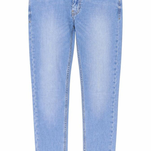 Dont Think Twice Womens Blue  Cotton Straight Jeans Size 32 L32 in Regular