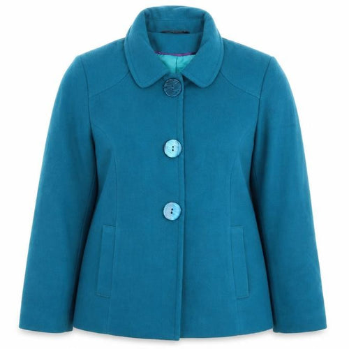 BM Womens Green   Trench Coat Coatigan Size 16