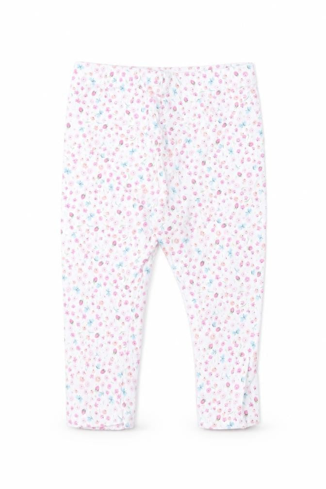Mothercare Girls Multicoloured Floral Cotton Jogger Leggings Size 6-9 Months