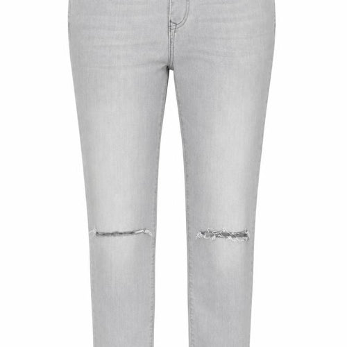 RJR.John Rocha Womens Grey  Cotton Straight Jeans Size 12 L30 in Regular Button