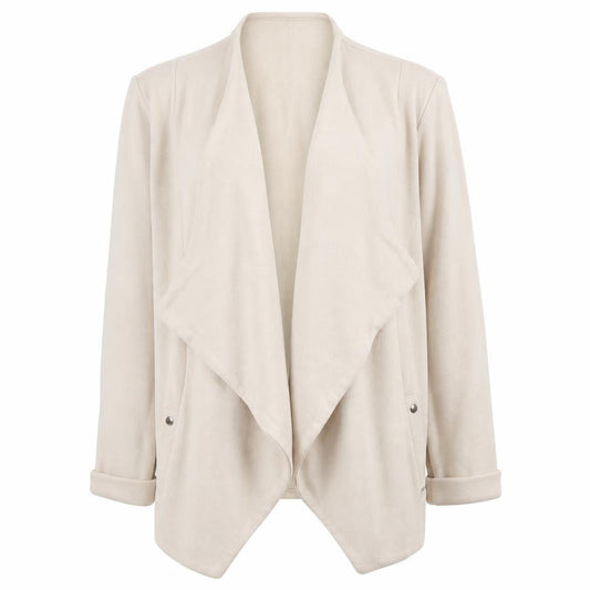 Front view of Wallis women’s beige jacket blazer, size S