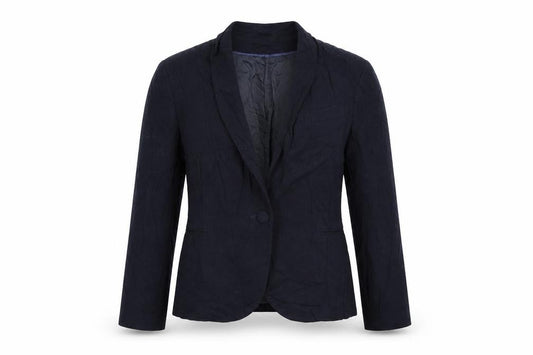 Front view of ASOS women’s black jacket blazer, size UK 10