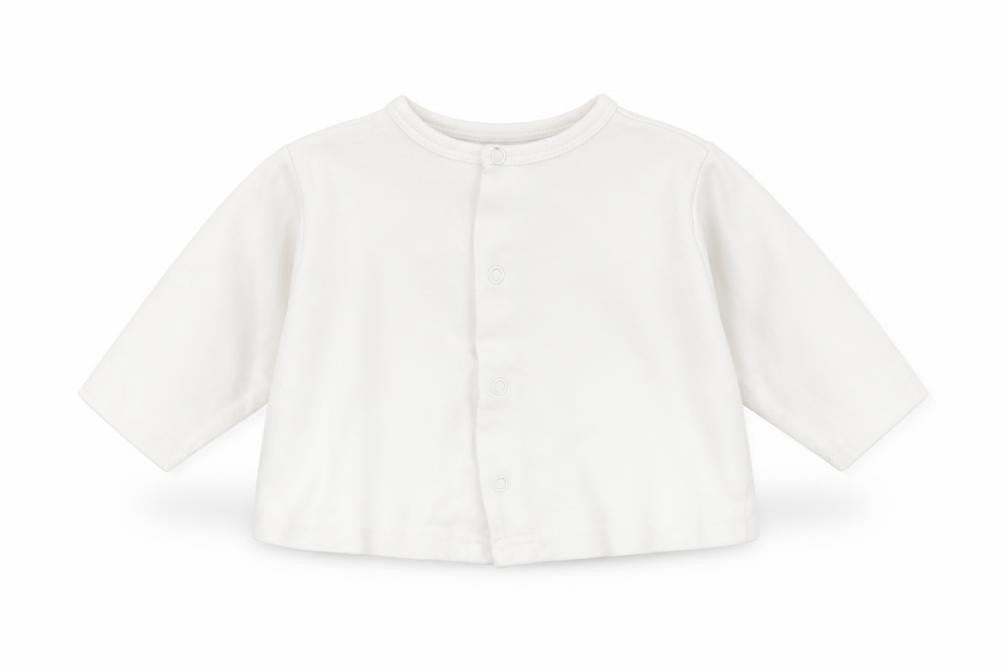 Babybol Girls White  Cotton Cardigan Jumper Size 6-9 Months   - Bunny
