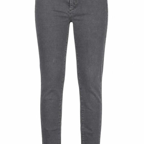 Topshop Womens Grey  Cotton Skinny Jeans Size 26 in L30 in Slim Zip