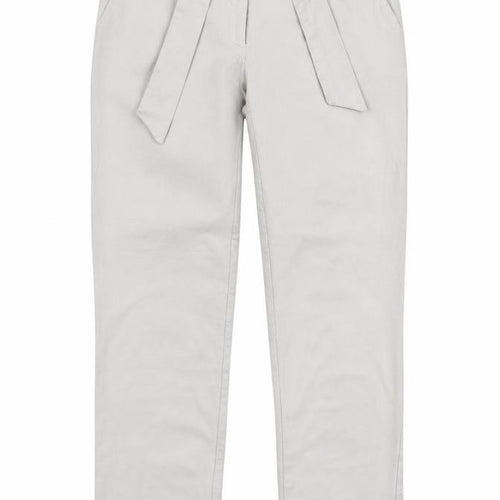 Warehouse Womens Grey  Viscose Trousers  Size 6 L28 in Slim Zip