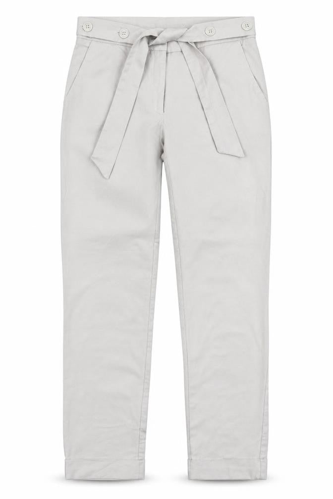 Warehouse Womens Grey  Viscose Trousers  Size 6 L28 in Slim Zip