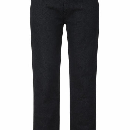 Cedar Wood State Womens Black  Cotton Straight Jeans Size 32 L31 in Regular Button