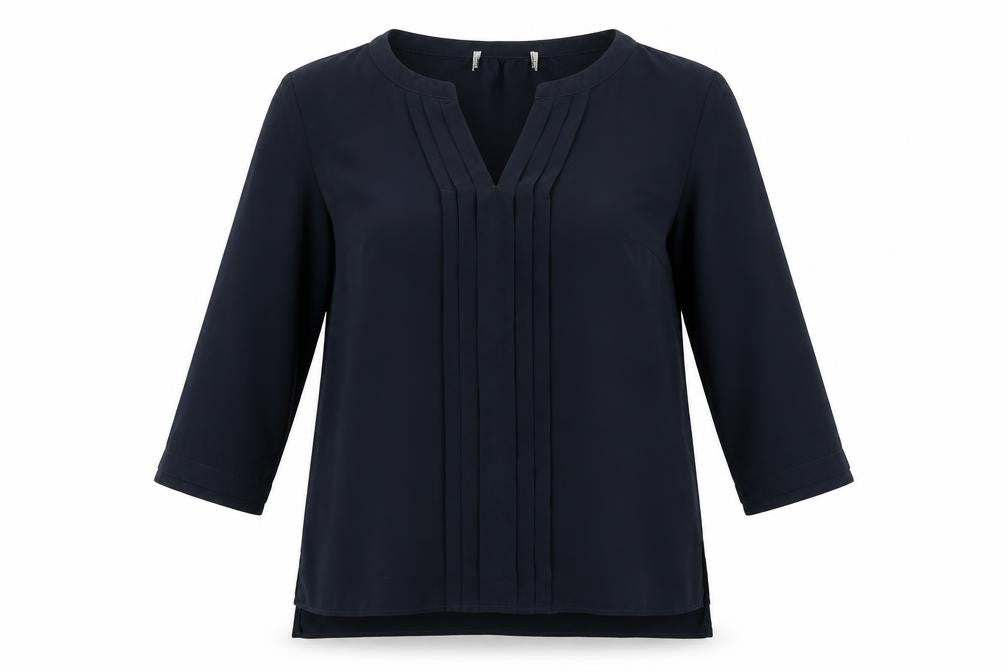 Womens Blue  Polyester Pullover Sweatshirt Size S