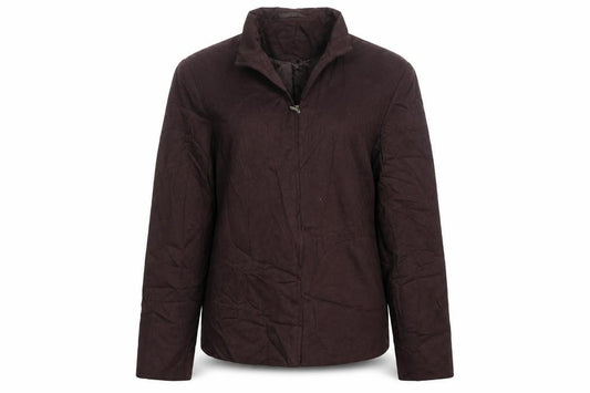 Front view of Next women’s brown jacket, size UK 16