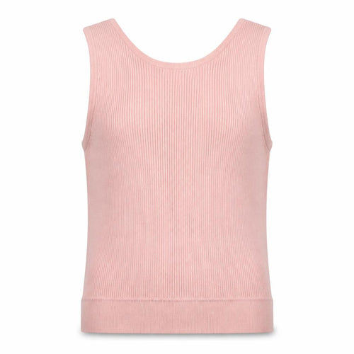 Bershka Womens Pink  Viscose Jersey Tank Size S Round Neck