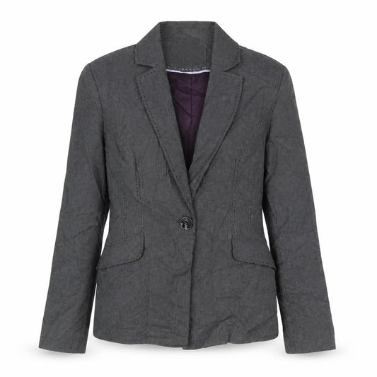 Front view of Primark women’s black polyester jacket suit jacket, size UK 10