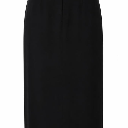 Marks and Spencer Womens Black  Polyester Straight & Pencil Skirt Size 12   Zip