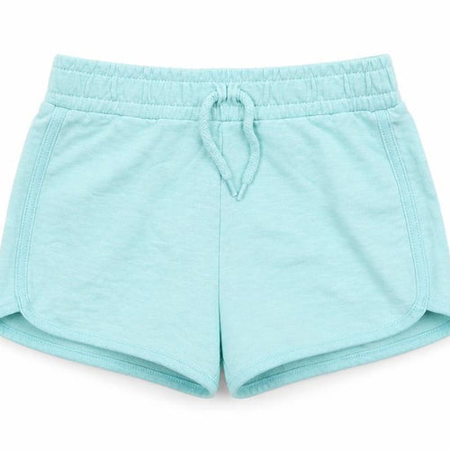 Dunnes Stores Girls Blue  Cotton Sweat Shorts Size 6-7 Years  Regular Drawstring