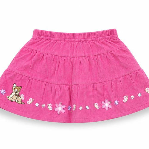 Disney Baby Baby Pink  Cotton Skater Skirt Size 3-6 Months   - Bambi