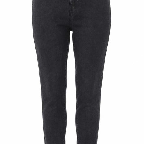 George Womens Black  Cotton Skinny Jeans Size 12 L29 in Regular Button