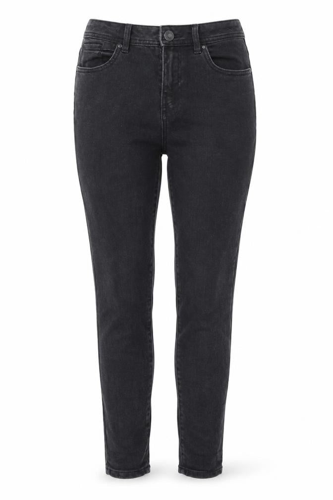 George Womens Black  Cotton Skinny Jeans Size 12 L29 in Regular Button