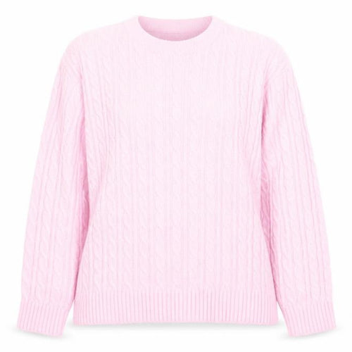 Choice Womens Pink Round Neck  Acrylic Pullover Jumper Size S   - Size S-M