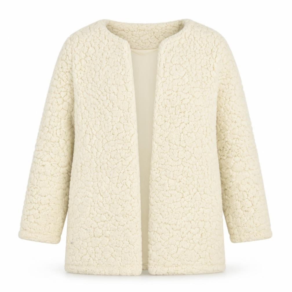 VERO MODA Womens Ivory Round Neck  Polyester Cardigan Jumper Size XS