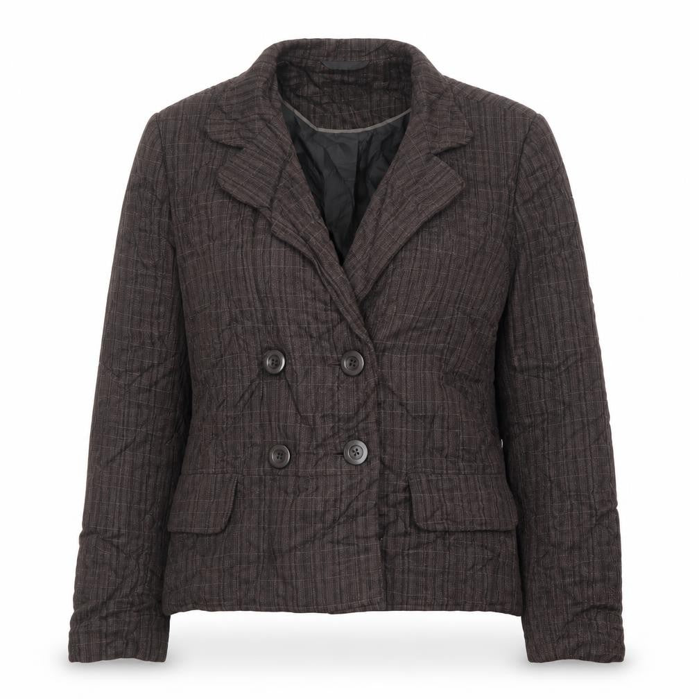 Front view of Next women’s brown jacket blazer, size UK 12