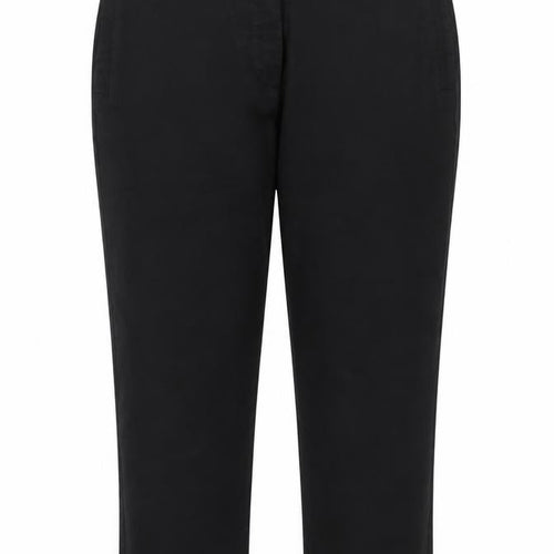 Kley Womens Black  Cotton Trousers  Size 18 L23 in Regular