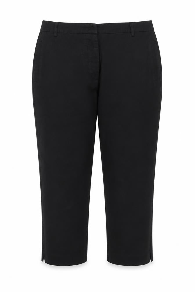 Kley Womens Black  Cotton Trousers  Size 18 L23 in Regular