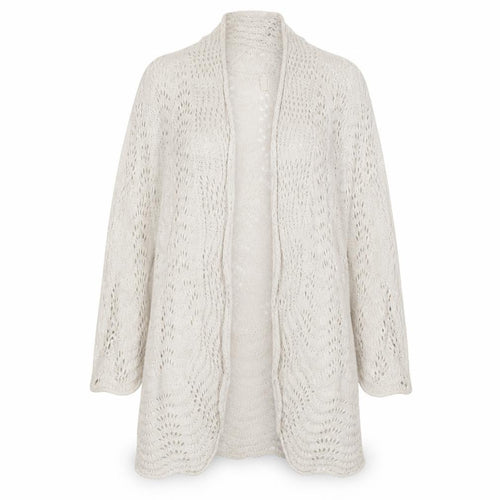 LOFT Womens Beige V-Neck  Cotton Cardigan Jumper Size S