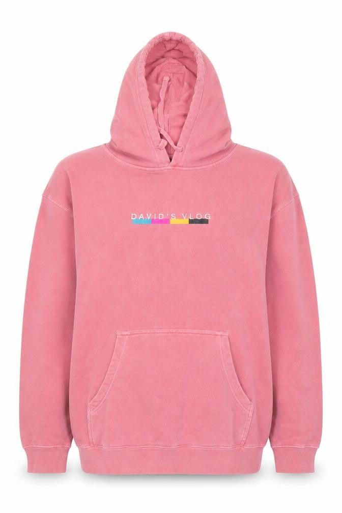 Independent Trading Company Womens Pink  Cotton Pullover Hoodie Size L  Pullover - David's Vlog