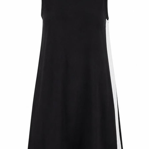 Pull&Bear Womens Black  Viscose Tank Dress  Size S  Crew Neck Pullover