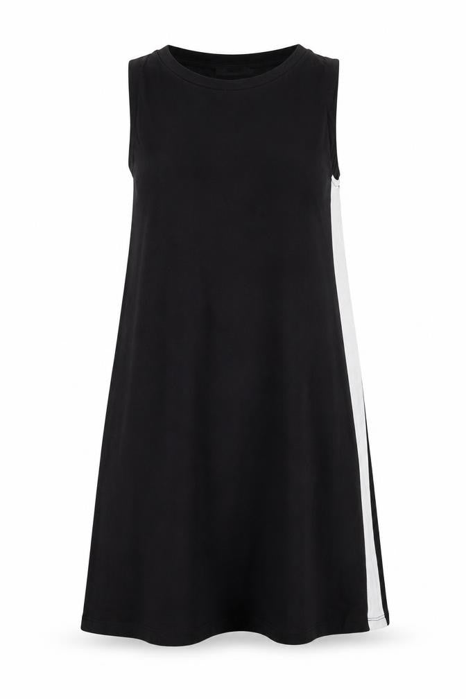 Pull&Bear Womens Black  Viscose Tank Dress  Size S  Crew Neck Pullover