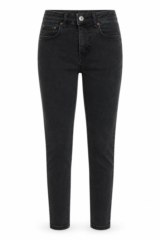 Zara Womens Grey  Cotton Mom Jeans Size 6 L26 in Regular