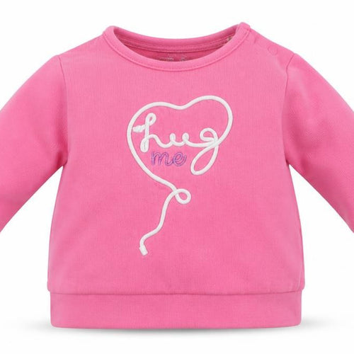 F&F Girls Pink  Cotton Pullover Jumper Size 0-3 Months