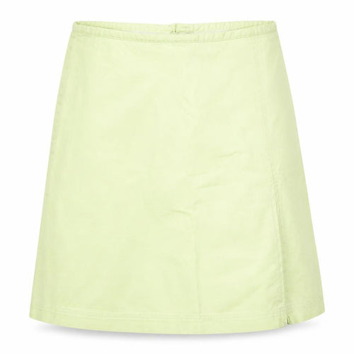 Daisy Womens Green  Cotton A-Line Skirt Size 10   Zip