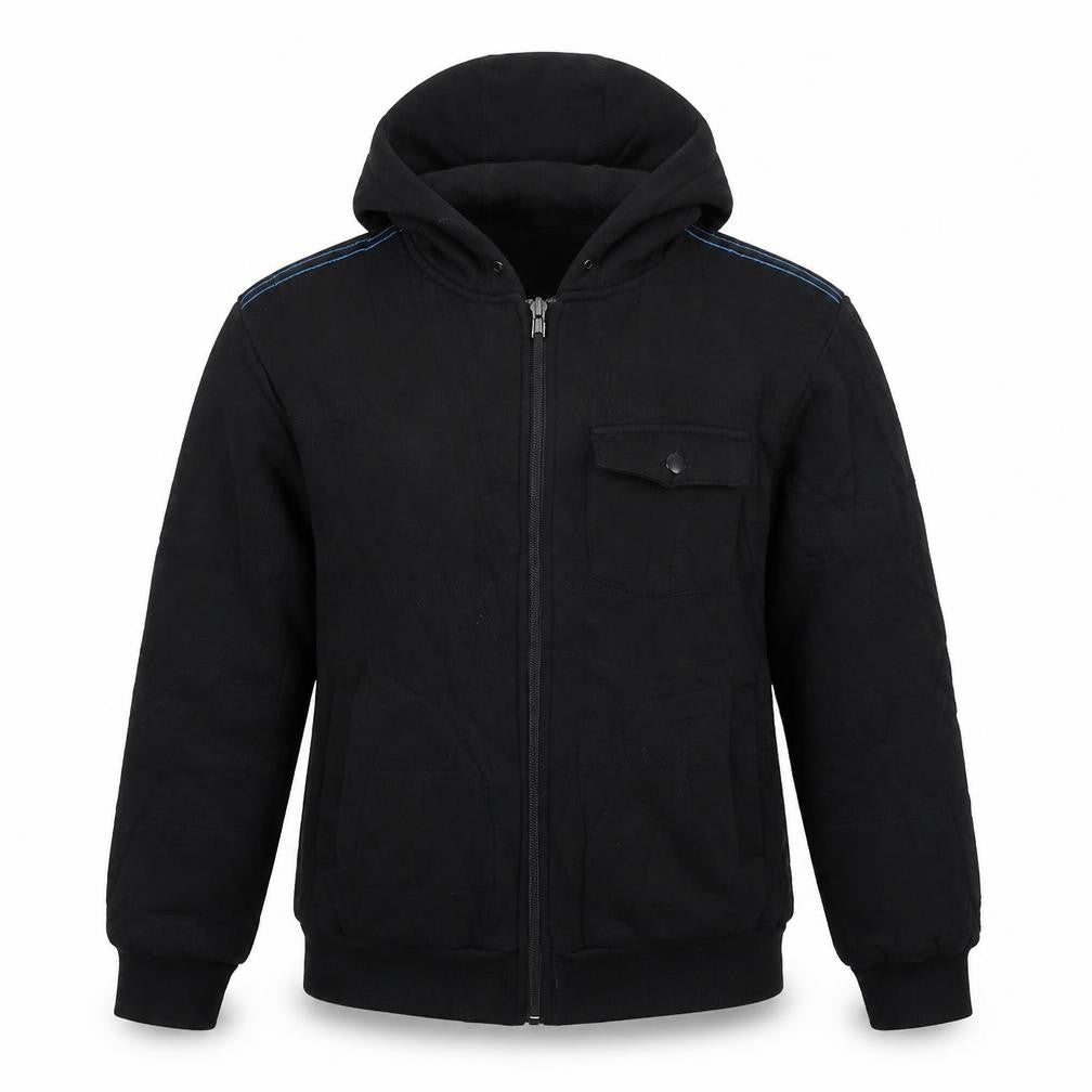 Shaun White Boys Black  Cotton Full Zip Hoodie Size S  Zip